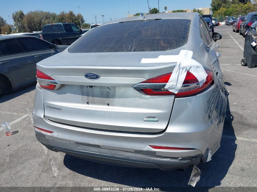 2019 Ford Fusion Se VIN: 3FA6P0HD1KR174195 Lot: 39953236