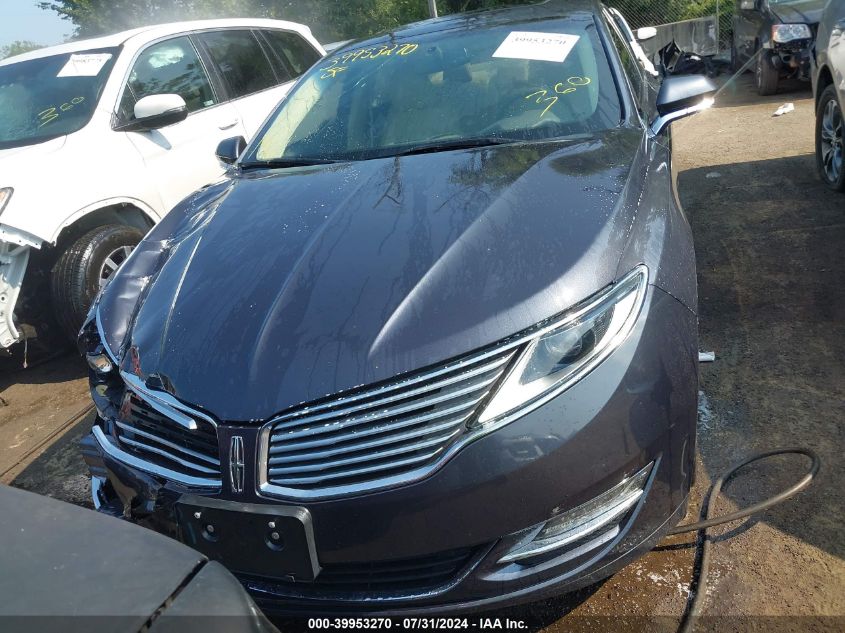 2014 Lincoln Mkz Hybrid VIN: 3LN6L2LU6ER806181 Lot: 39953270