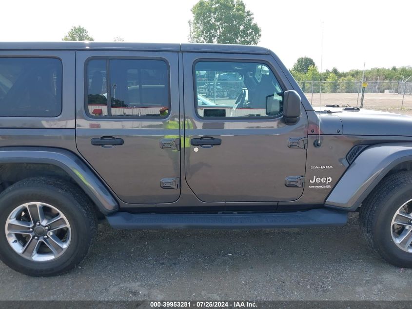 2018 Jeep Wrangler Unlimited Sahara VIN: 1C4HJXEG2JW115342 Lot: 39953281