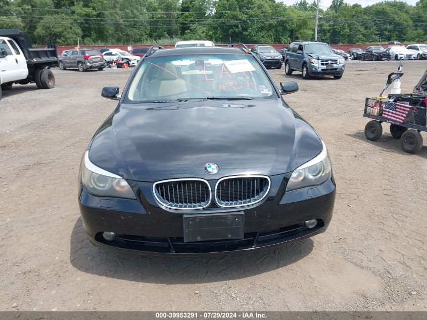 2006 BMW 530Xit VIN: WBANN73526CN00558 Lot: 39953291