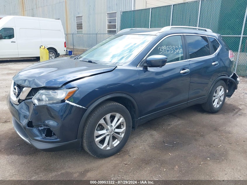 2016 NISSAN ROGUE SV - KNMAT2MV7GP735296