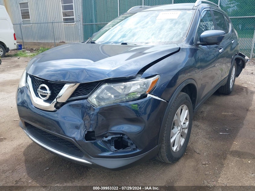 2016 NISSAN ROGUE SV - KNMAT2MV7GP735296