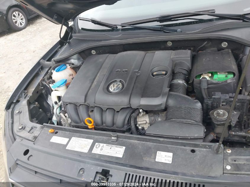 2012 Volkswagen Passat Se VIN: 1VWBH7A3XCC101887 Lot: 39953335