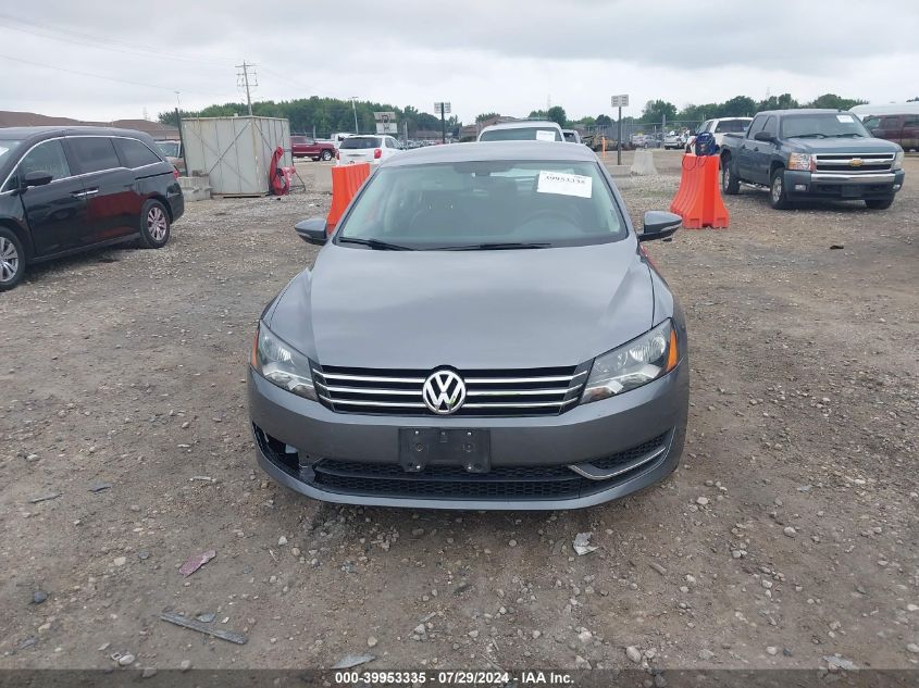 2012 Volkswagen Passat Se VIN: 1VWBH7A3XCC101887 Lot: 39953335