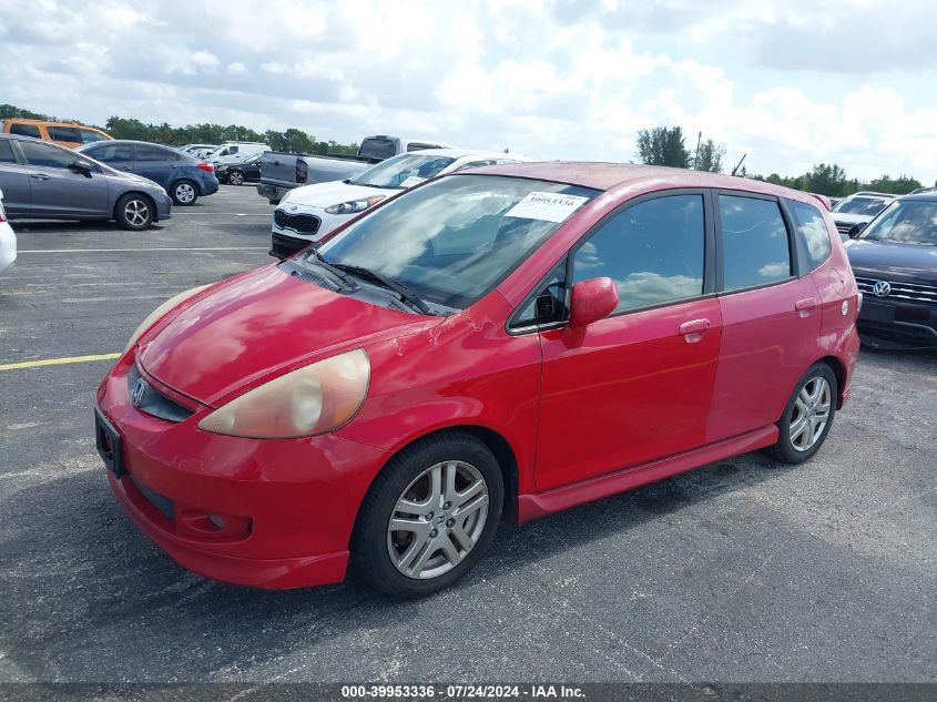 JHMGD38627S007266 | 2007 HONDA FIT