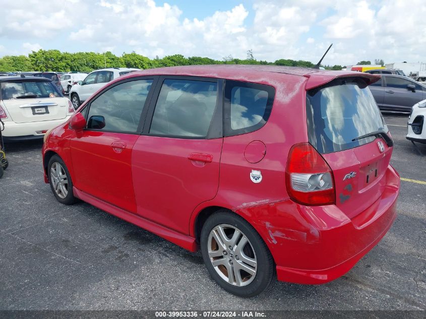 JHMGD38627S007266 | 2007 HONDA FIT