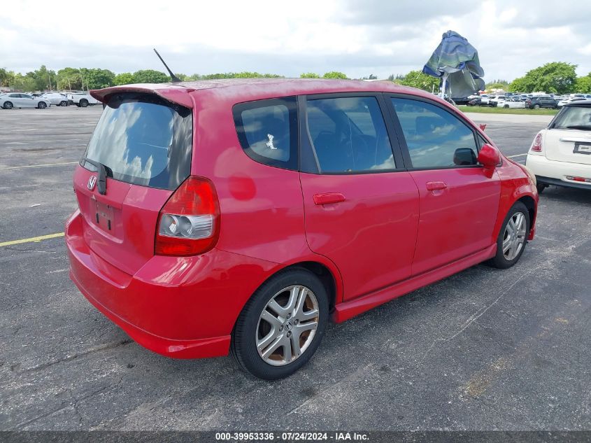 JHMGD38627S007266 | 2007 HONDA FIT