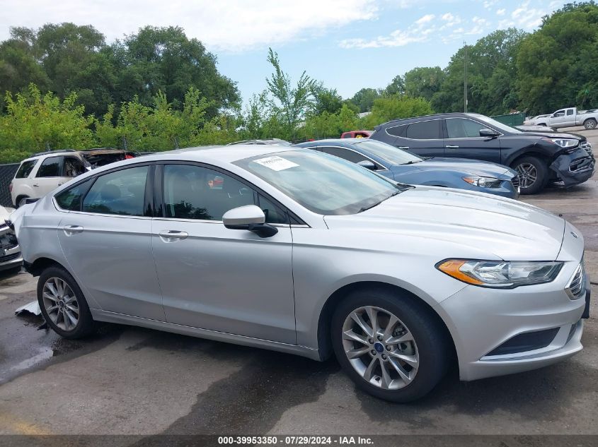 2017 Ford Fusion Se VIN: 3FA6P0H76HR279656 Lot: 39953350