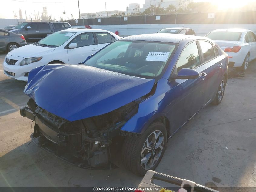 3KPF24AD9KE094001 2019 KIA FORTE - Image 2