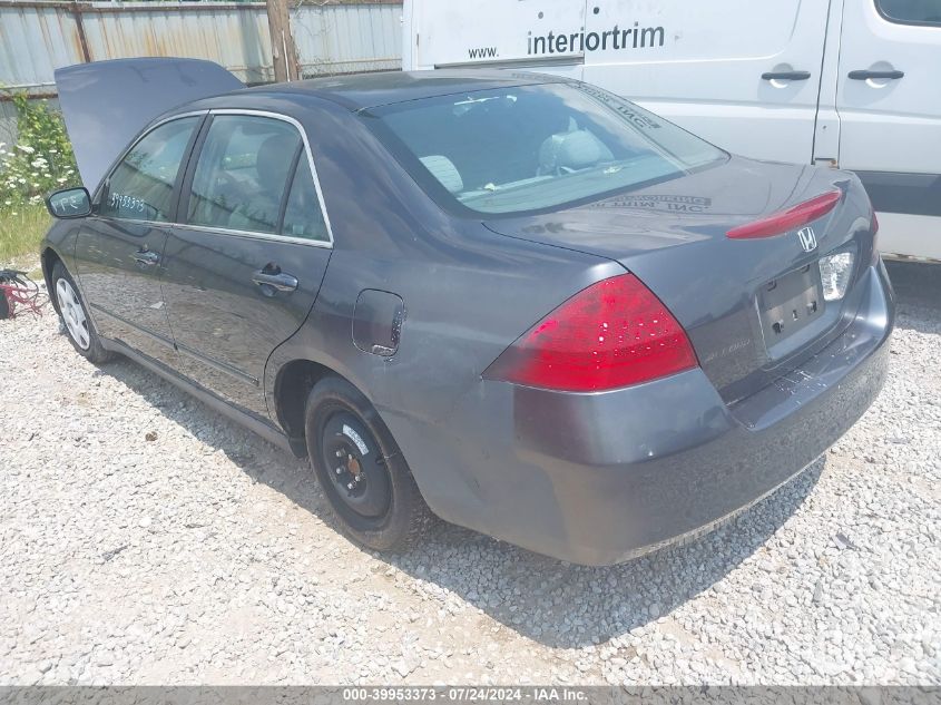 2006 Honda Accord 2.4 Lx VIN: 1HGCM56476A028066 Lot: 39953373