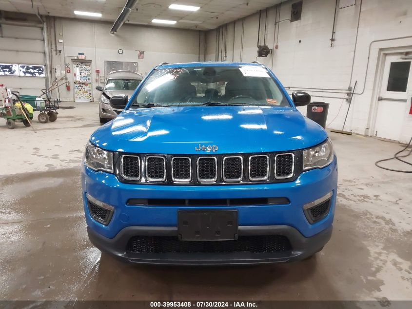 2018 Jeep Compass Sport 4X4 VIN: 3C4NJDAB6JT162973 Lot: 39953408