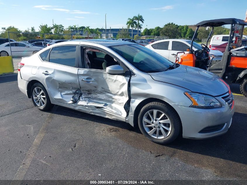 2015 Nissan Sentra Sv VIN: 3N1AB7AP4FY254833 Lot: 39953451