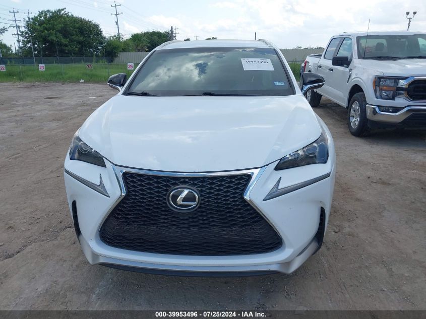 2017 Lexus Nx 200T F Sport VIN: JTJYARBZ6H2073287 Lot: 39953496