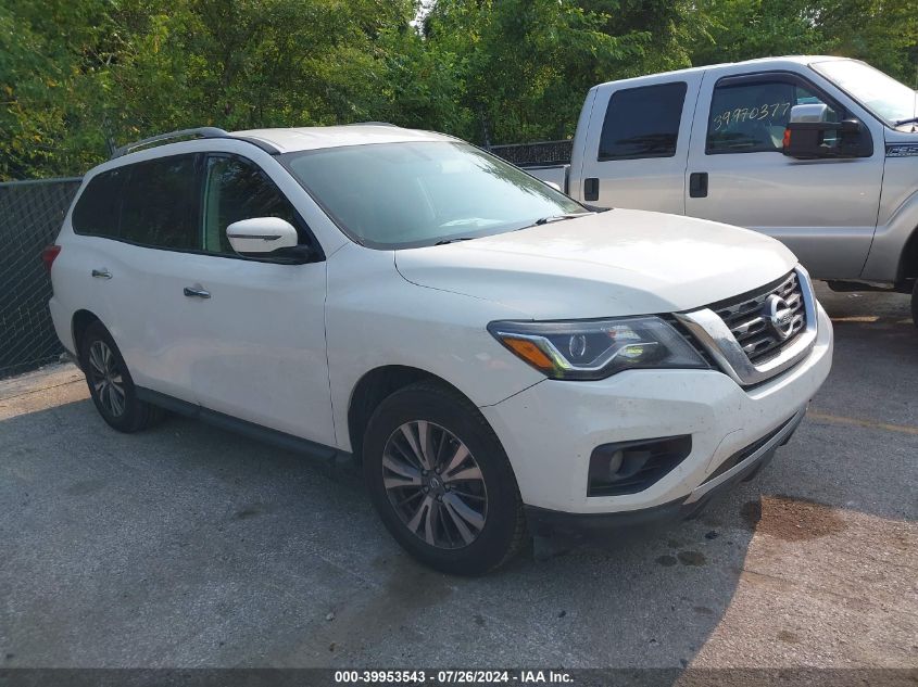 2018 Nissan Pathfinder S/Sv/Sl/Platinum VIN: 5N1DR2MM5JC654696 Lot: 39953543