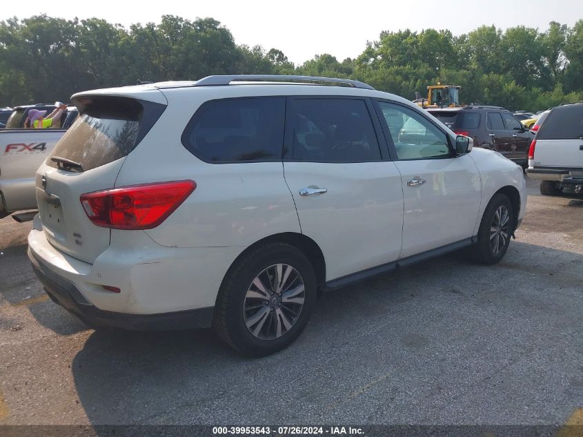 2018 Nissan Pathfinder S/Sv/Sl/Platinum VIN: 5N1DR2MM5JC654696 Lot: 39953543