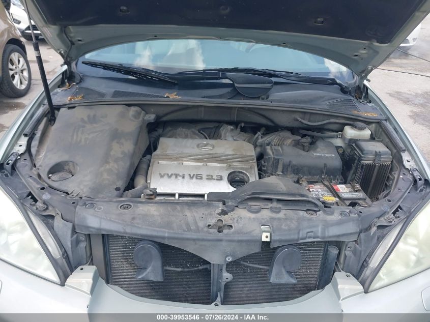 2005 Lexus Rx 330 VIN: JTJHA31U350082359 Lot: 39953546