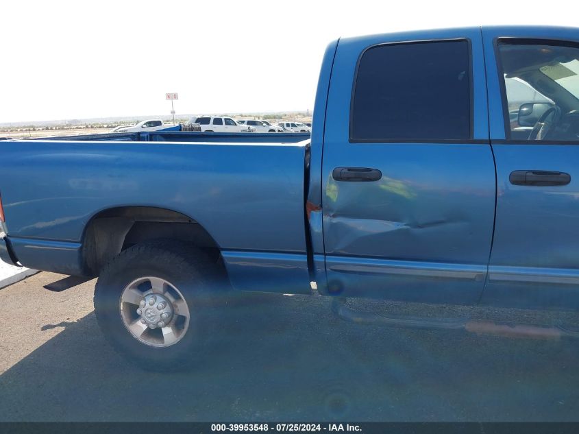 2004 Dodge Ram 2500 Slt/Laramie VIN: 1D7KU28D74J140956 Lot: 39953548