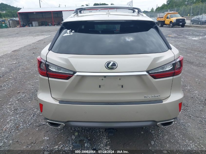 2016 Lexus Rx 350 VIN: JTJBZMCA6G2010540 Lot: 39953564