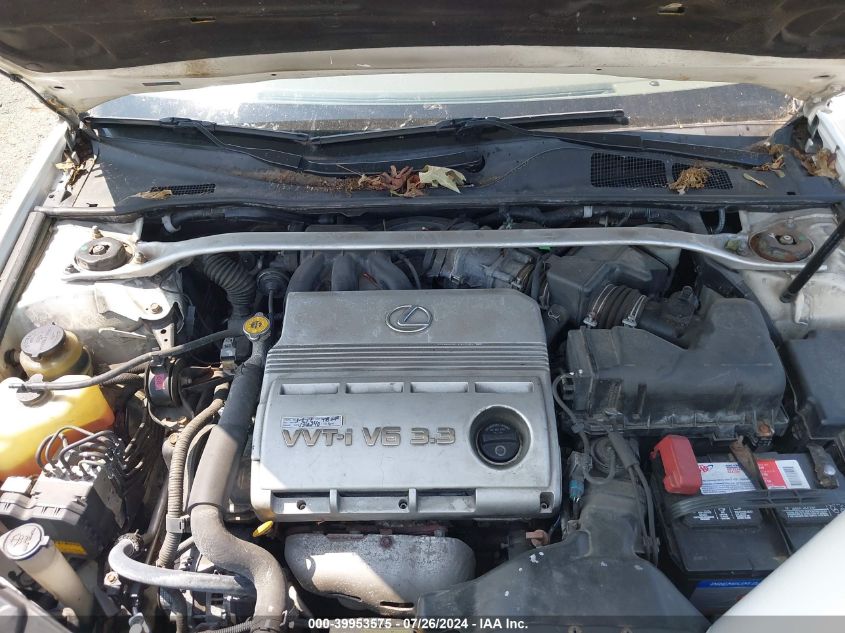 2005 Lexus Es 330 VIN: JTHBA30G155079157 Lot: 39953575