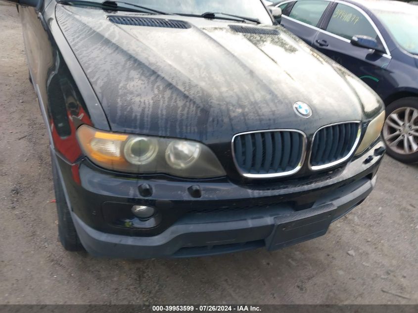 2006 BMW X5 3.0I VIN: 5UXFA13576LY26256 Lot: 39953599