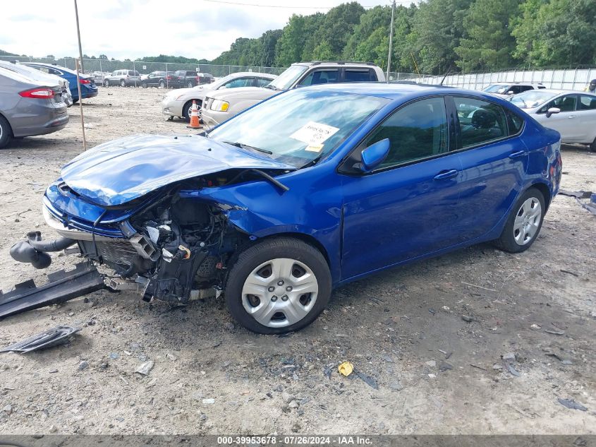 2014 Dodge Dart Se VIN: 1C3CDFAA2ED716530 Lot: 39953678