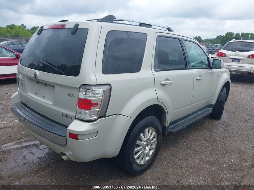 2009 Mercury Mariner Premier V6 VIN: 4M2CU97G69KJ09292 Lot: 39953733