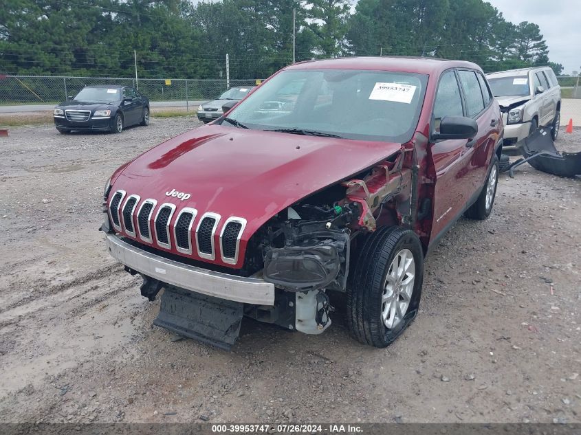 2014 Jeep Cherokee Sport VIN: 1C4PJMAB4EW219132 Lot: 39953747