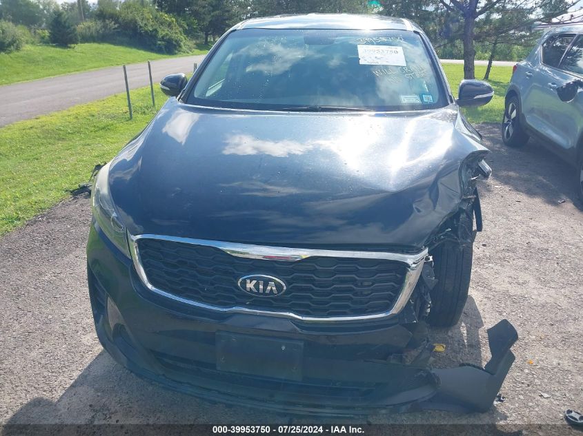 2019 Kia Sorento 2.4L L VIN: 5XYPG4A35KG437287 Lot: 39953750