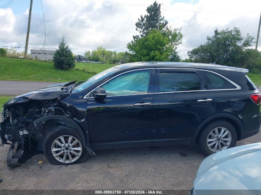 2019 Kia Sorento 2.4L L VIN: 5XYPG4A35KG437287 Lot: 39953750