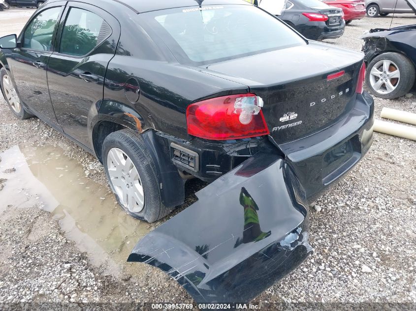 2013 Dodge Avenger Se VIN: 1C3CDZAB7DN753561 Lot: 39953769