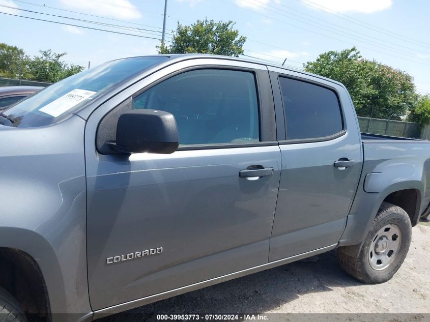 2020 Chevrolet Colorado 2Wd Short Box Wt VIN: 1GCGSBEA9L1212433 Lot: 39953773