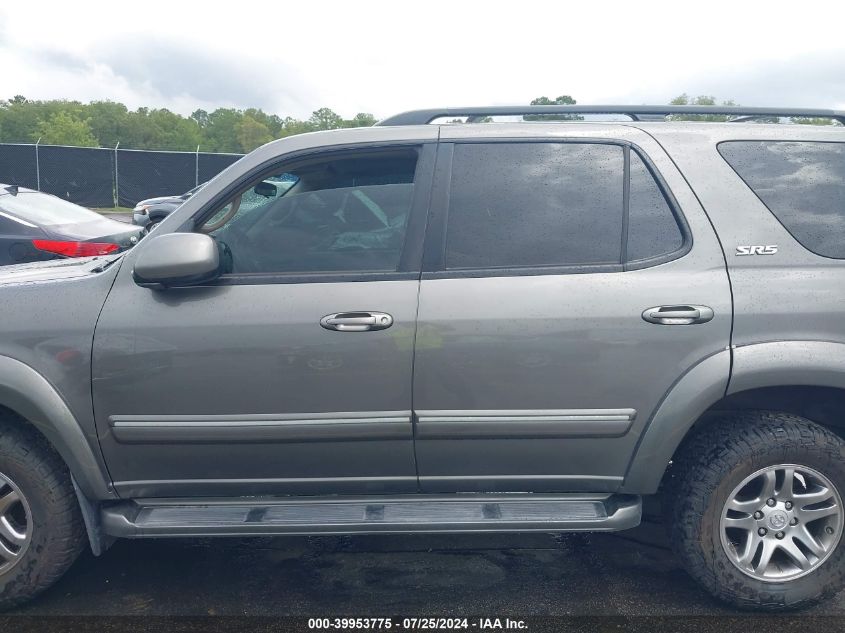 2005 Toyota Sequoia Sr5 V8 VIN: 5TDZT34A05S257778 Lot: 39953775