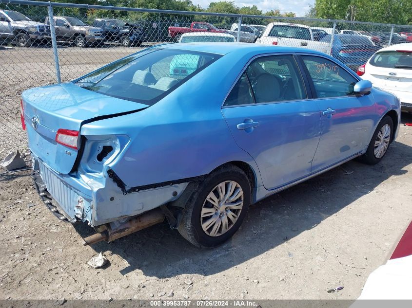 2012 Toyota Camry Le VIN: 4T4BF1FK4CR217989 Lot: 39953787