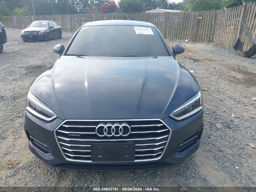 2018 Audi A5 2.0T Premium VIN: WAUBNCF58JA011366 Lot: 39953791