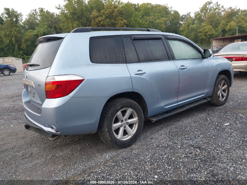 2008 Toyota Highlander VIN: JTEDS41A582A35493 Lot: 39953826