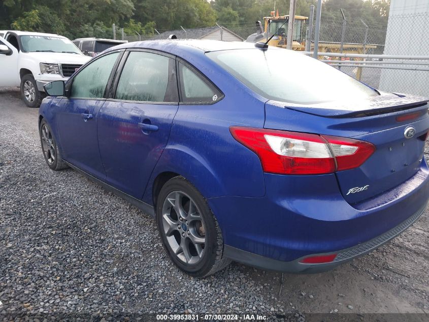 2013 Ford Focus Se VIN: 1FADP3F24DL153224 Lot: 39953831