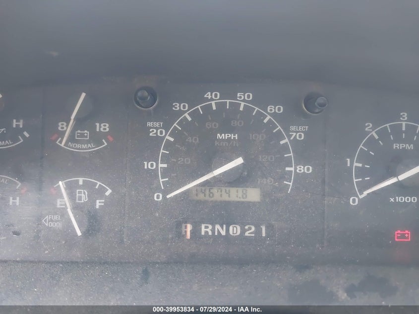 1997 Ford F-250 Xl VIN: 1FTHX26HXVEC51416 Lot: 39953834