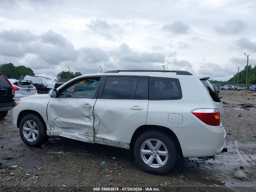 2009 Toyota Highlander VIN: JTEDS41A792087242 Lot: 39953878