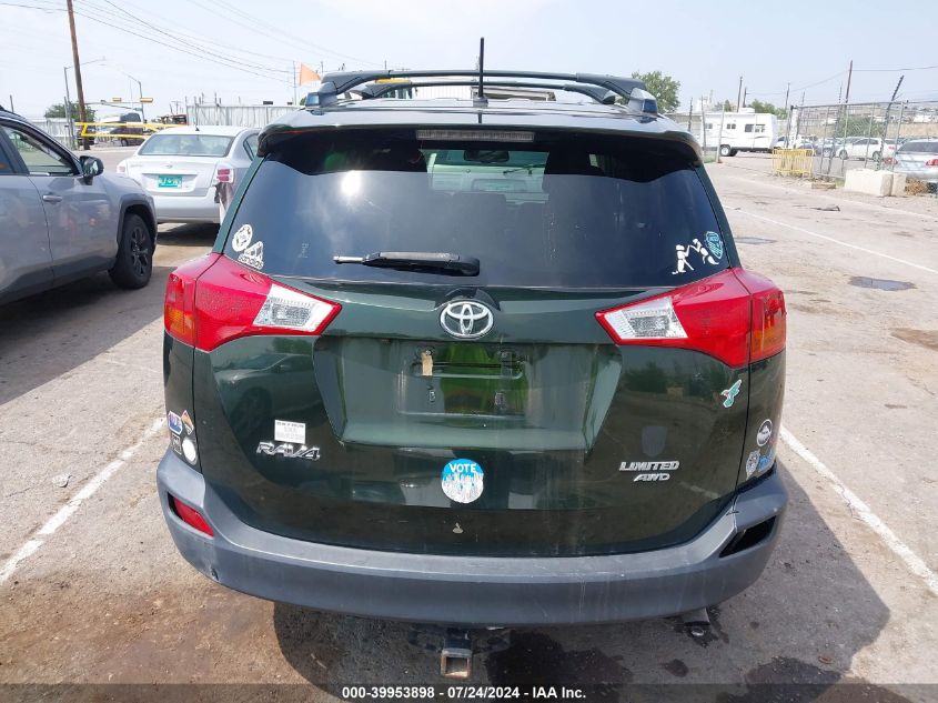 2013 Toyota Rav4 Limited VIN: JTMDFREVXD5016417 Lot: 39953898