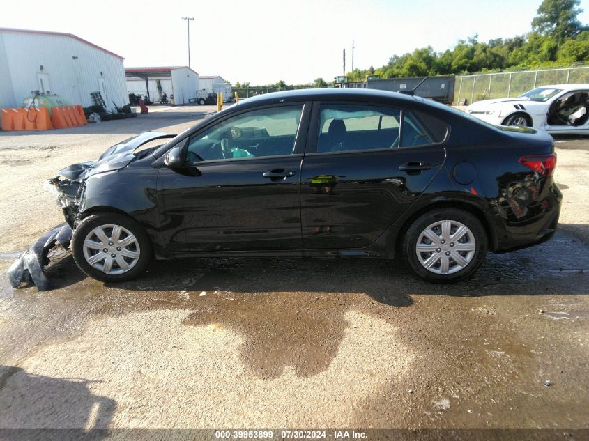 2022 Kia Rio Lx VIN: 3KPA24AD3NE463305 Lot: 39953899