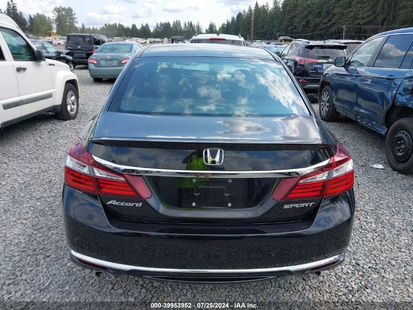 1HGCR2F54HA011155 2017 Honda Accord Sport