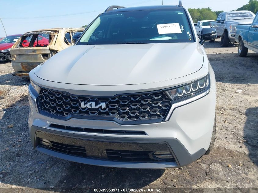 2023 Kia Sorento X-Line Ex VIN: 5XYRHDLF4PG186329 Lot: 39953971