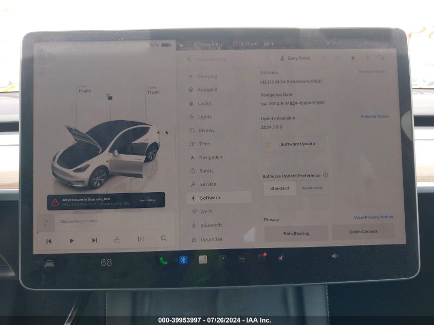 2022 Tesla Model Y Long Range Dual Motor All-Wheel Drive VIN: 7SAYGDEEXNA010392 Lot: 39953997