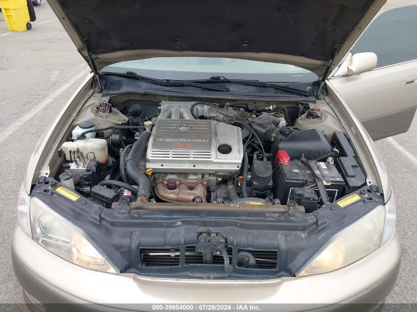 2000 Lexus Es 300 300 VIN: JT8BF28G7Y5093598 Lot: 39954000