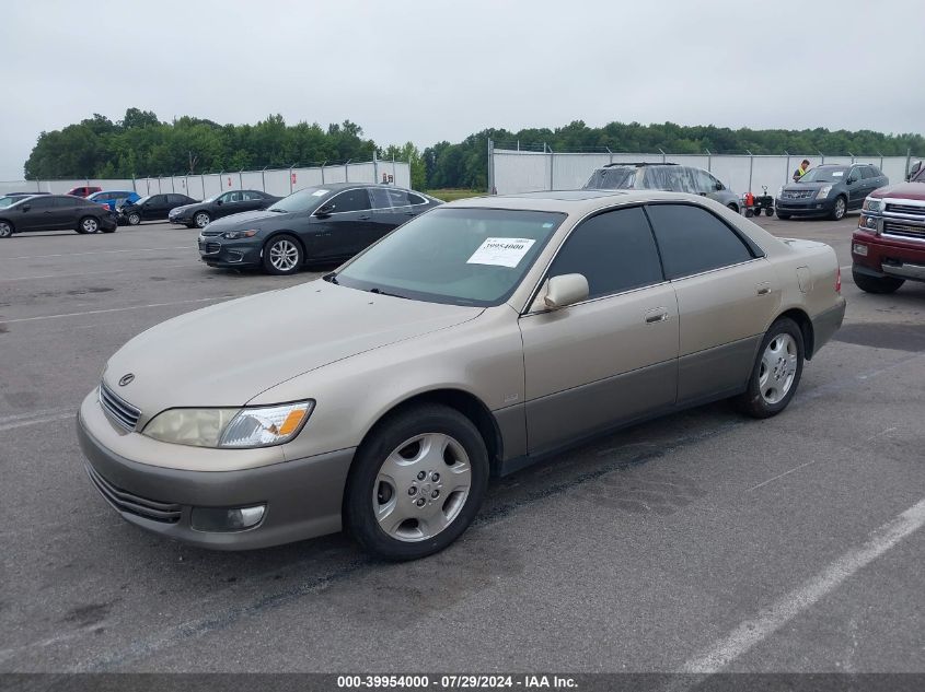 JT8BF28G7Y5093598 | 2000 LEXUS ES 300