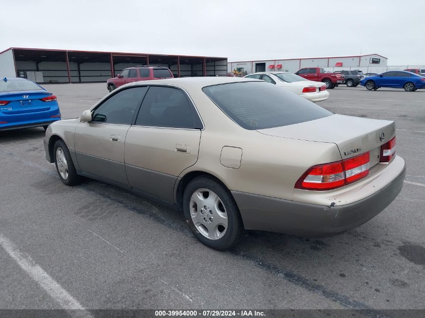 JT8BF28G7Y5093598 | 2000 LEXUS ES 300