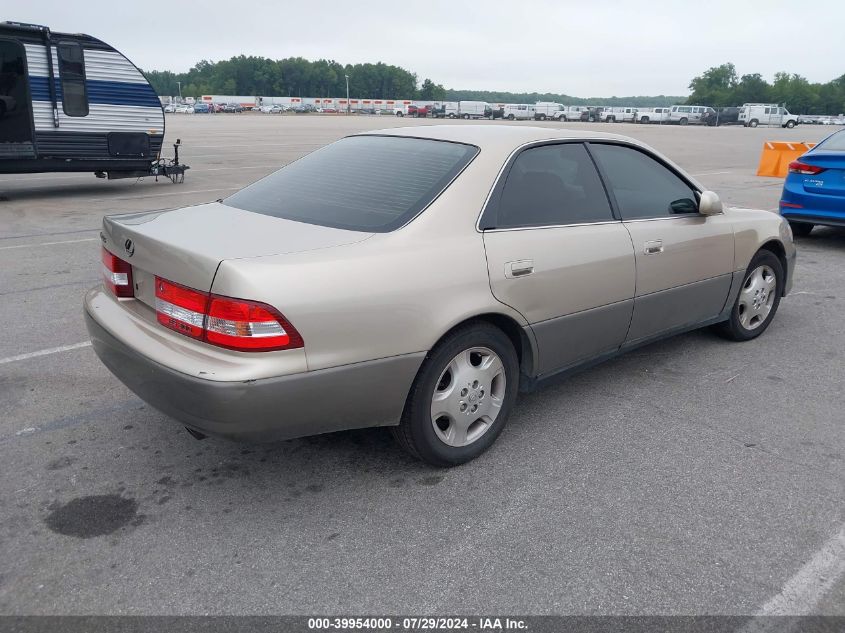 JT8BF28G7Y5093598 | 2000 LEXUS ES 300