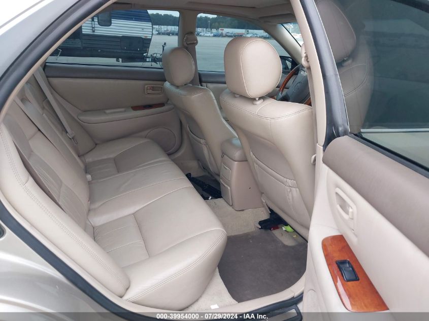 2000 Lexus Es 300 300 VIN: JT8BF28G7Y5093598 Lot: 39954000