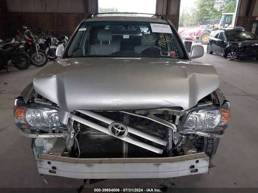 2004 Toyota Highlander Limited V6/V6 VIN: JTEEP21AX40011481 Lot: 39954006