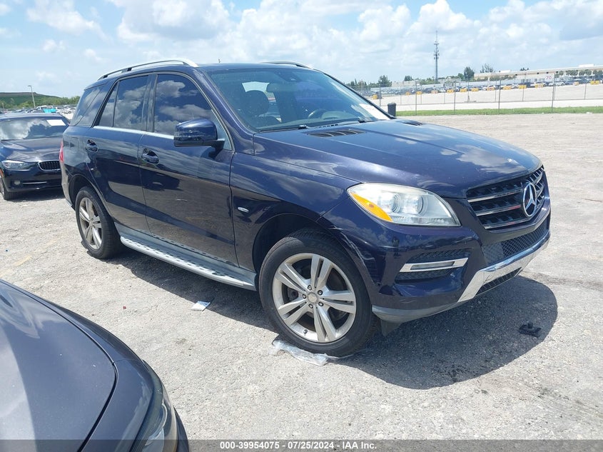 2012 Mercedes-Benz Ml 350 4Matic VIN: 4JGDA5HB0CA032216 Lot: 39954075